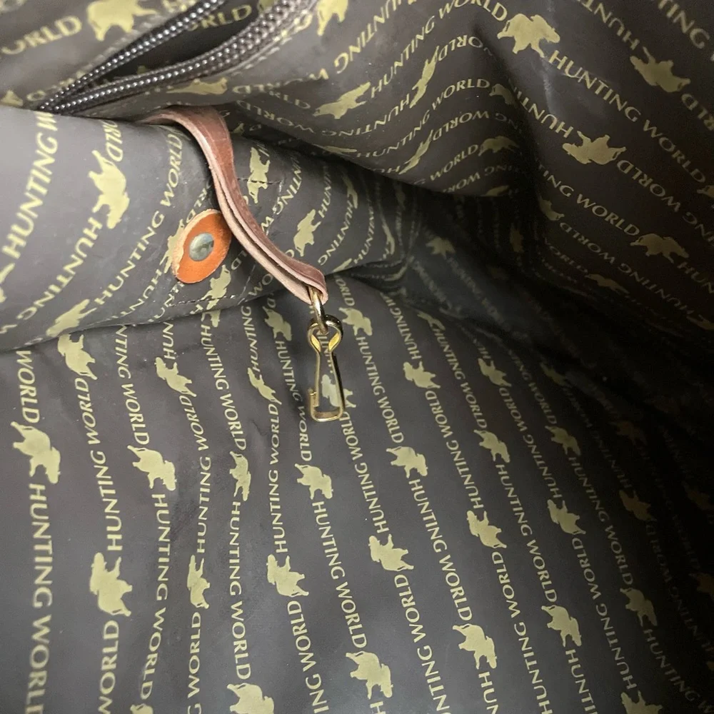 Hunting world Tan and Brown Men's Bag